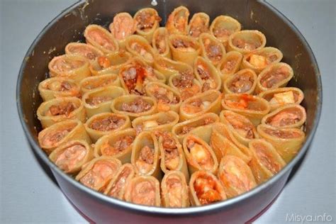 Paccheri Ripieni Funghi e Salsiccia