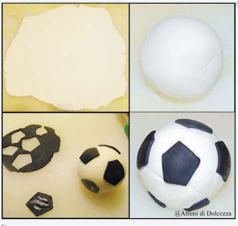 Pallone da Calcio Pasta di Zucchero