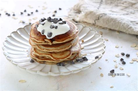 Pancake Avena e Gocce di Cioccolato
