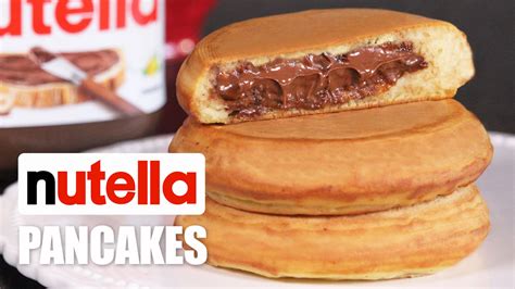 Pancake a forma di Nutella