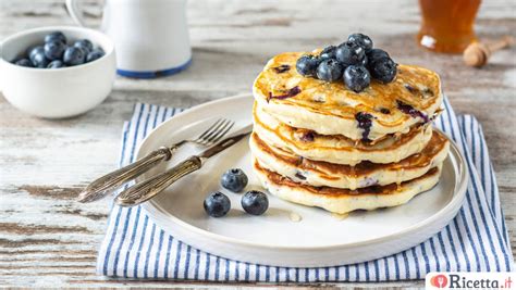 Pancake ai Mirtilli con Miele