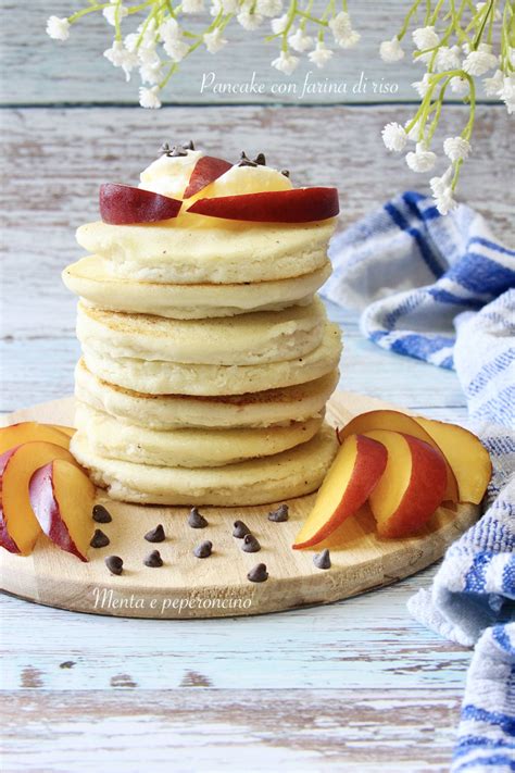 Pancake di farina di riso e albumi