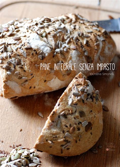 Pane integrale senza lievito