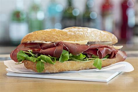 Panino bresaola e philadelphia