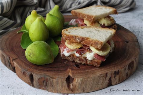 Panino con Coppa, Gorgonzola e Fichi