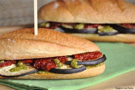 Panino con melanzane fritte