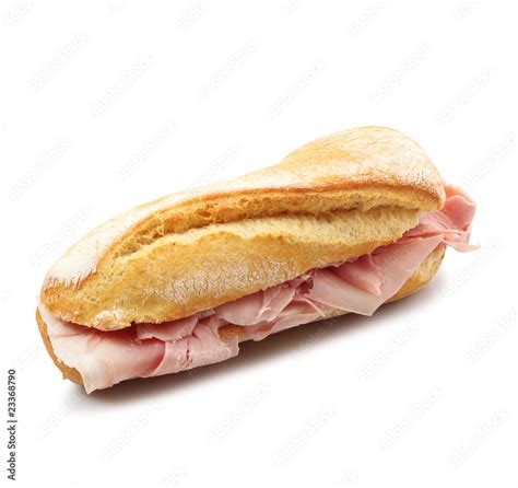 Panino con prosciutto cotto