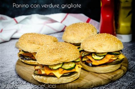 Panino integrale con verdure grigliate