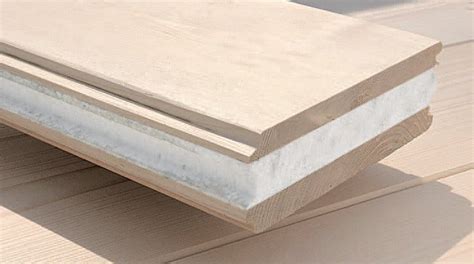 Pannello sandwich isolante in legno e polistirene