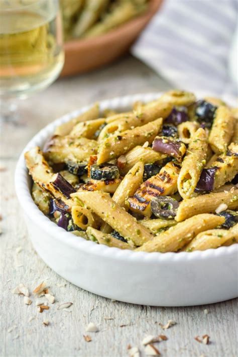 Pasta Fredda con Melanzane e Olive