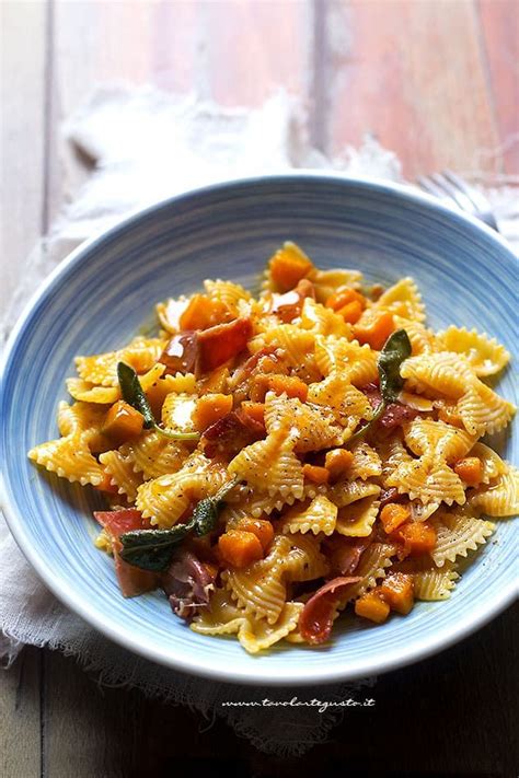 Pasta Zucca Gorgonzola Pancetta