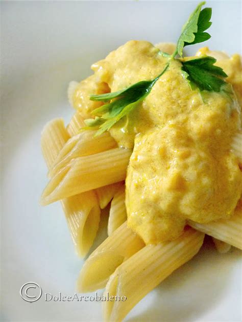 Pasta ai peperoni gialli