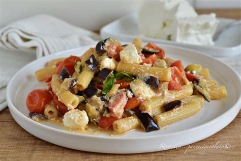 Pasta alla Siciliana con Ricotta e Pomodorini
