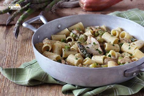 Pasta con Asparagi e Funghi