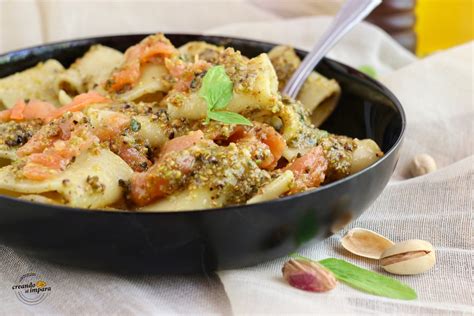 Pasta con Pesto di Pistacchi e Panna