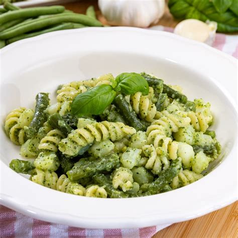 Pasta con Pesto e Fagiolini
