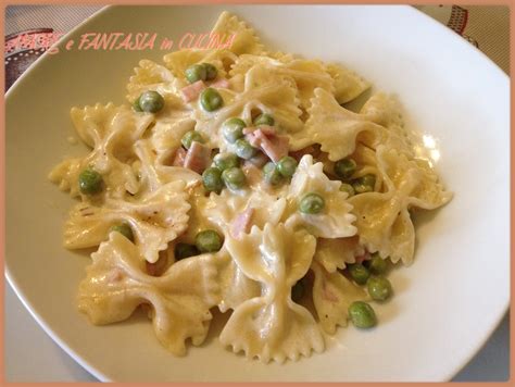Pasta con Prosciutto Cotto e Piselli