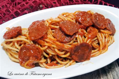 Pasta con Sugo al Salame Piccante