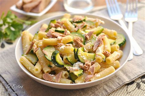 Pasta con Zucchine, Ricotta e Tonno