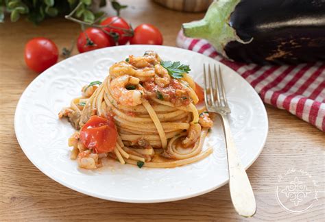 Pasta con gambero rosso