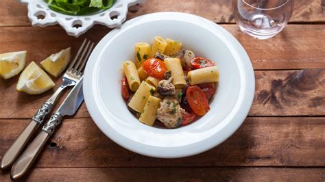 Pasta con merluzzo surgelato