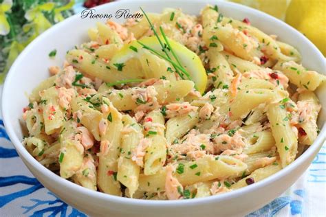 Pasta con salmone e limone