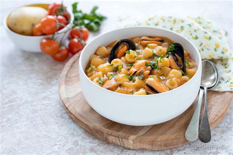 Pasta e patate con le cozze