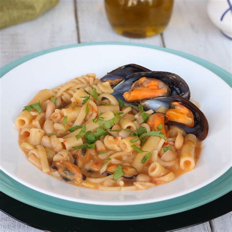 Pasta fagioli e cozze