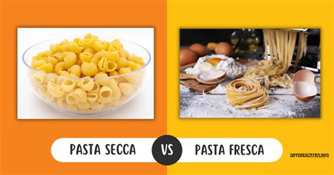 Pasta fresca e secca