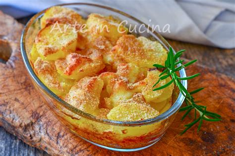 Patate Gratinate con Formaggio