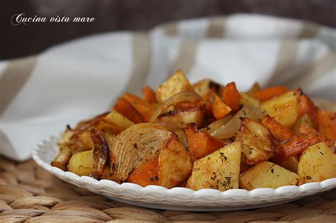 Patate e Carote al Forno