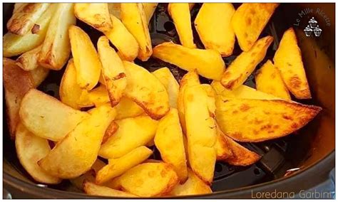 Patatine fritte nella friggitrice ad aria