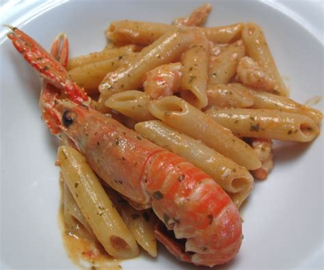 Penne agli Scampi con Panna