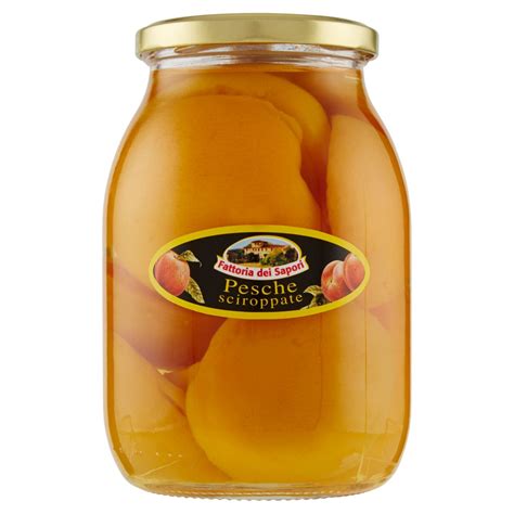 Pesche Sciroppate in barattolo