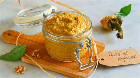 Pesto di peperoni e ricotta con il Bimby