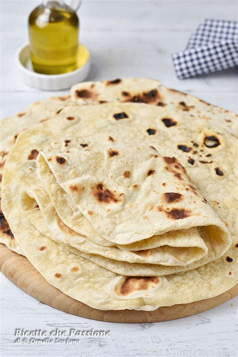 Piadina Fatta in Casa Senza Strutto