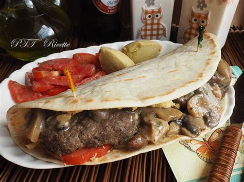 Piadina con Hamburger