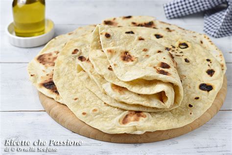 Piadina senza strutto