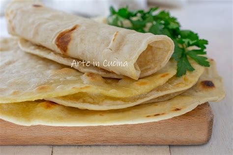 Piadine senza lievito farcite