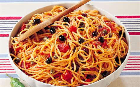 Piatto di Spaghetti alla Puttanesca