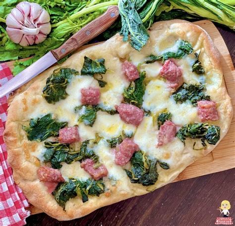 Pinsa Salsiccia e Friarielli