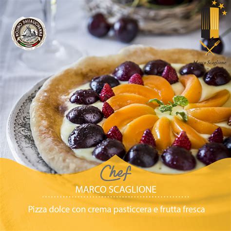 Pizza Dolce con Crema e Frutta Fresca