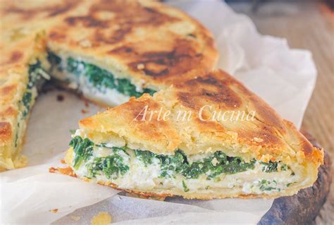 Pizza Rustica con Spinaci