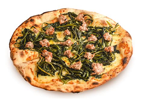 Pizza con Cicoria e Salsiccia