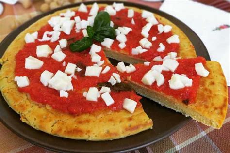 Pizza con Farina di Ceci