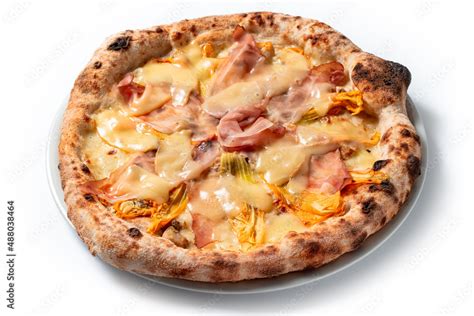 Pizza con Provola Speck e Mela