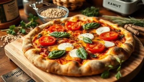 Pizza con farina di kamut