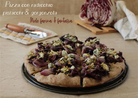 Pizza con porchetta e radicchio