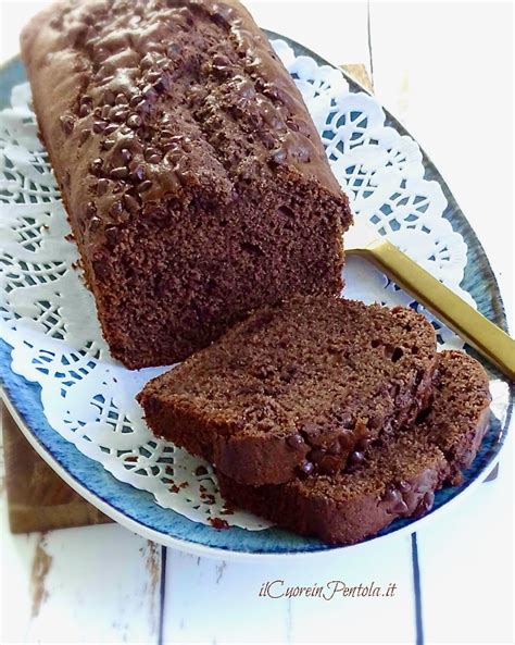 Plumcake al cioccolato senza lattosio
