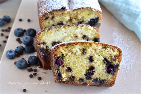 Plumcake mirtilli e cioccolato